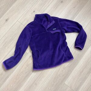 Patagonia Women's Deep Purple Re-Tool Half-Snap Pullover